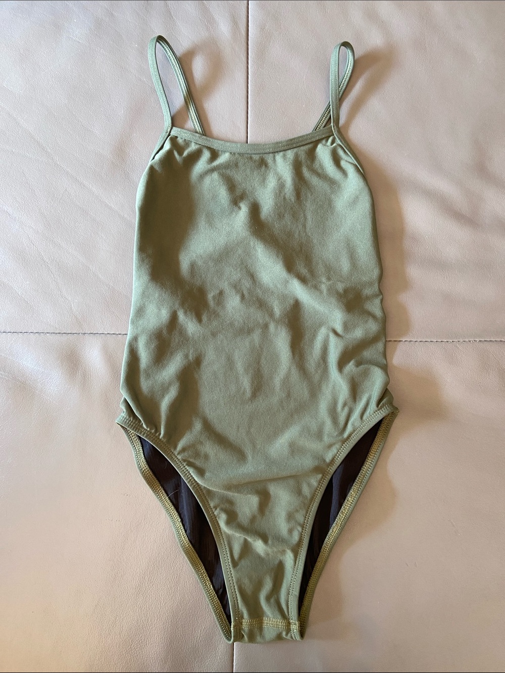Jolyn Clothing Olive One-Piece Swimsuit for Kids